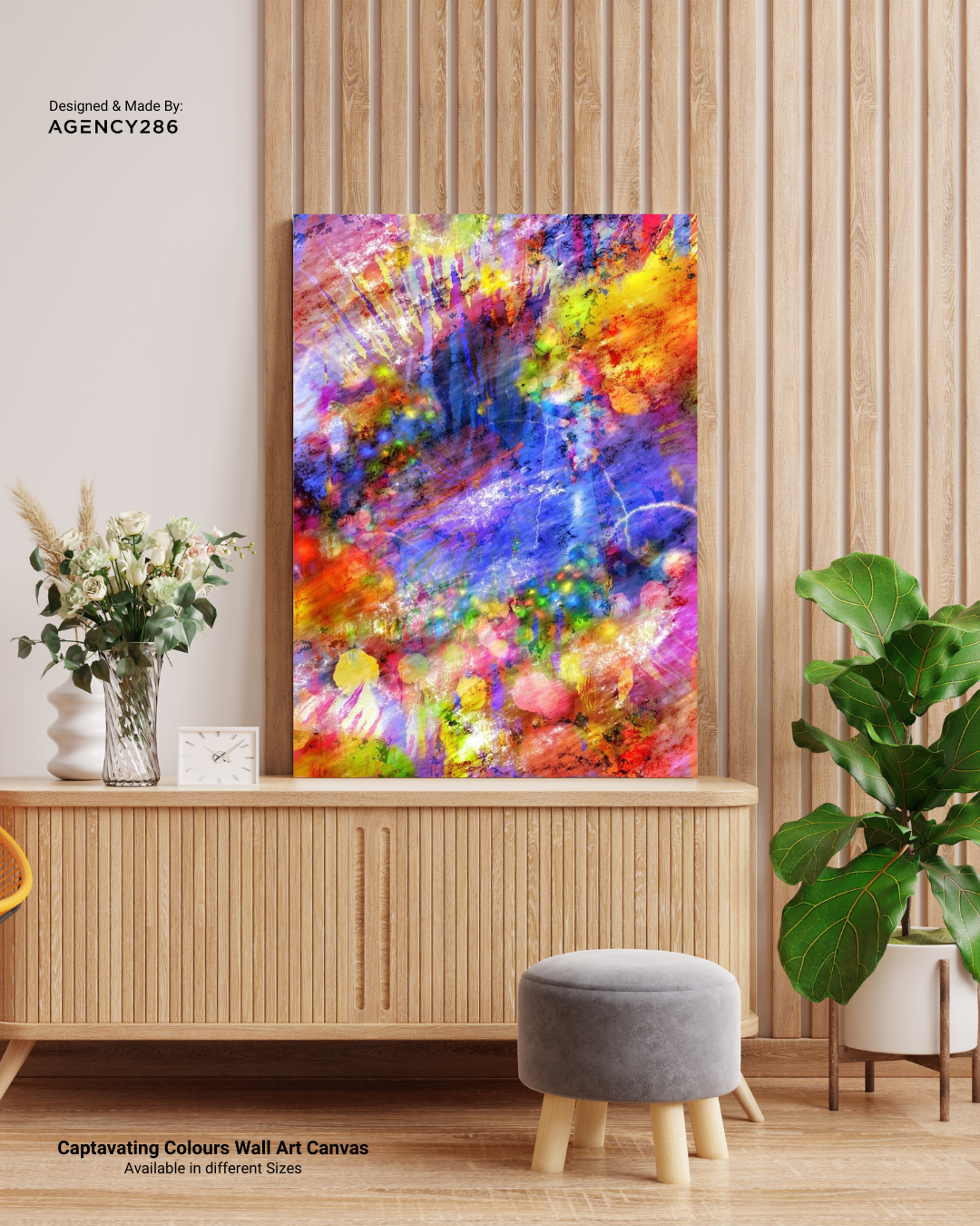 Captavating Colours Wall Art Canvas