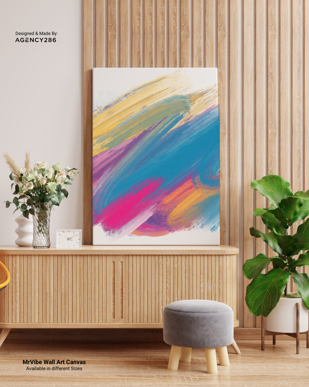 MrVibe Wall Art Canvas