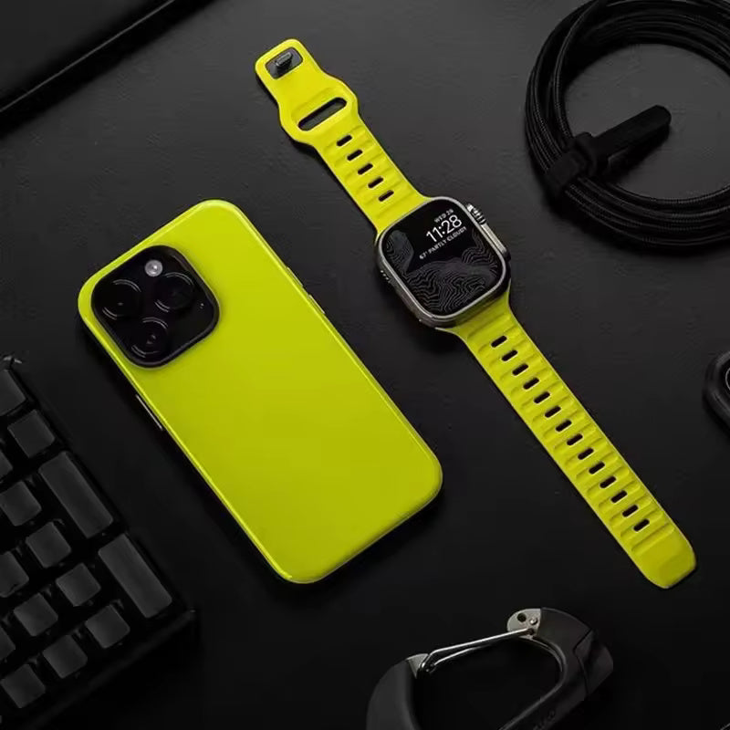 Soft Silicone Strap: Fits Ultra 2 (49mm) and 45mm, 44mm, 42mm, 41mm. By Agency286.