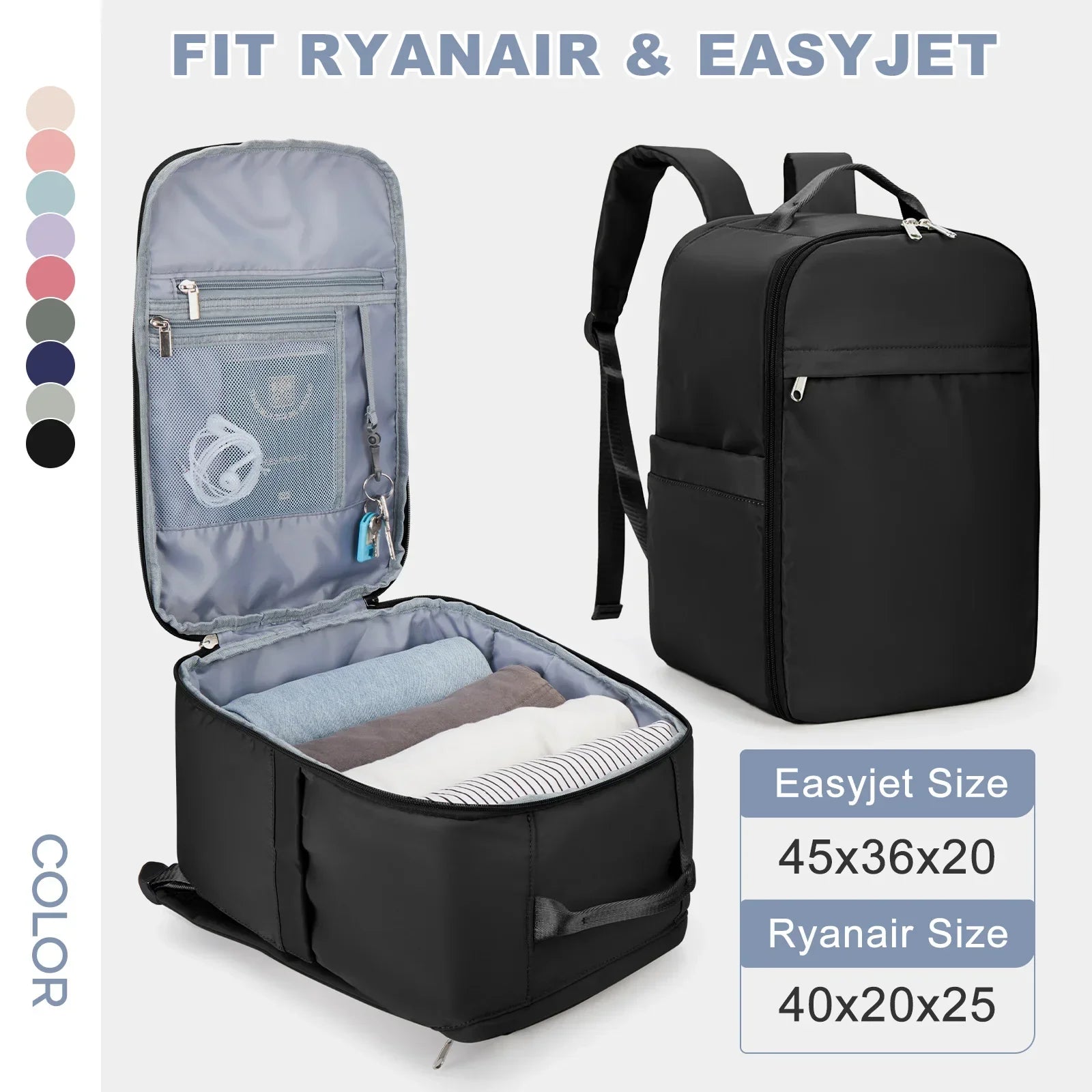 Premium LowCost Airlines Cabin Backpack by Agency286