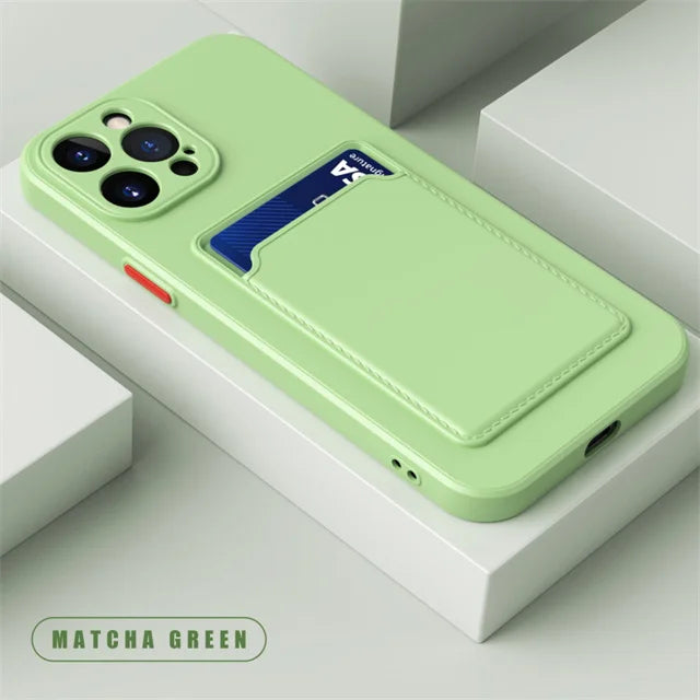 Luxury Soft Silicone Wallet Case by Agency286