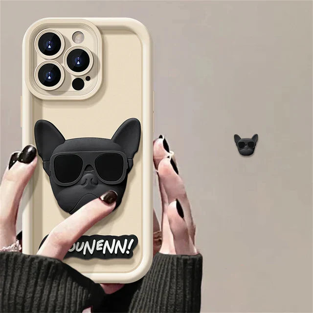 Adorable 3D Bulldog Candy Case for iPhone by Agency286