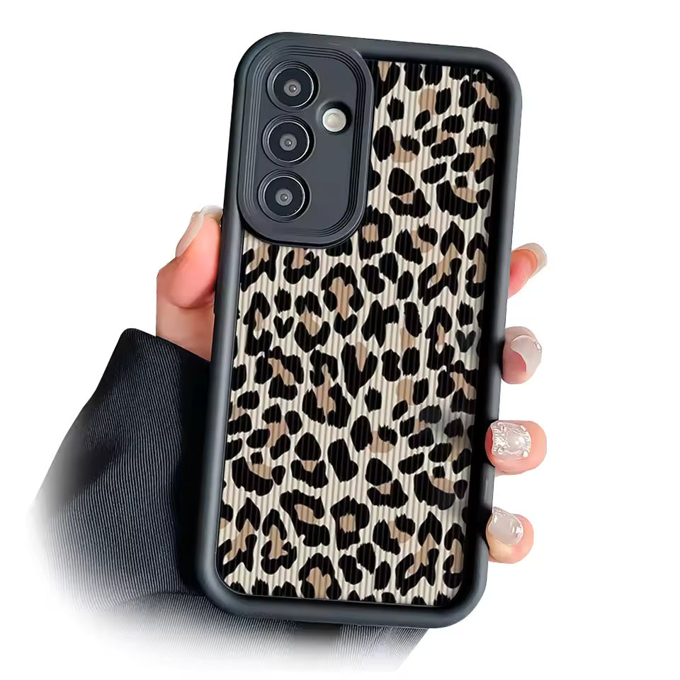 Leopard Wrist Chain Lanyard Case for Samsung S24 S23 S22 S21 Plus Ultra A50 A05 A10 A11 A30 A20 By Agency286