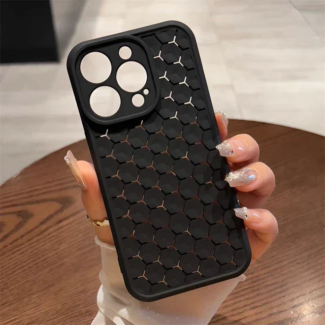 BeeCool Honeycomb Mesh Silicone Case for iPhone by Agency286