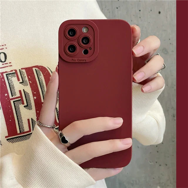 Earth-Tone Soft Silicone Phone Case for iPhone by Agency286