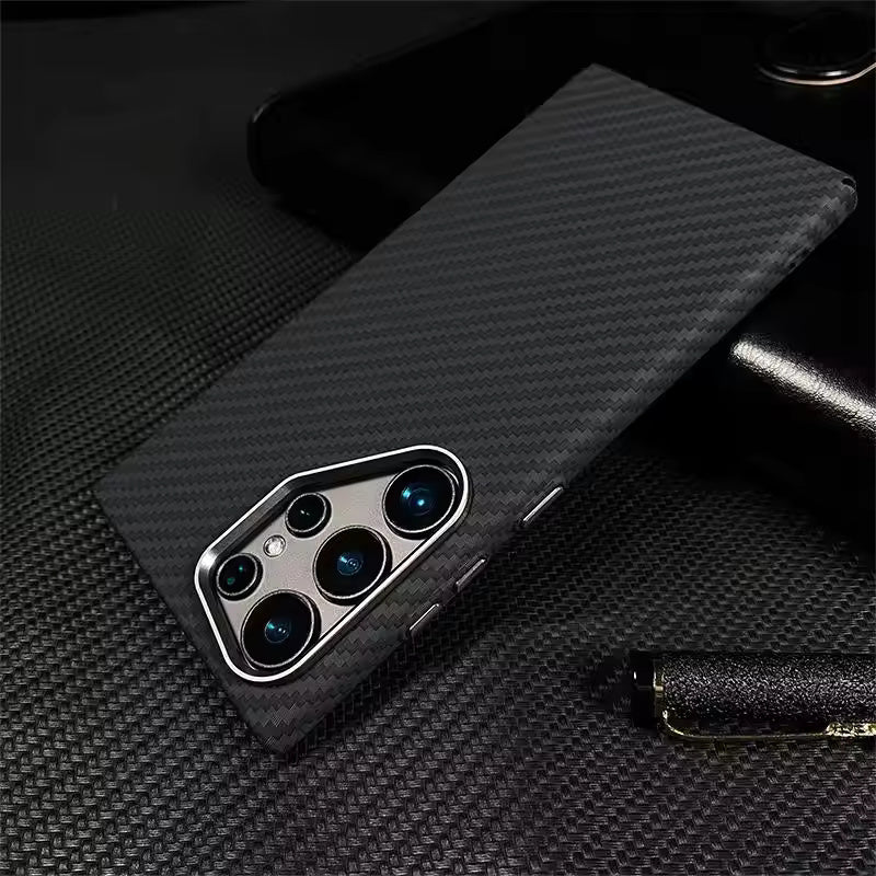 Luxury Carbon Fiber MagSafe Case for Samsung Galaxy S Series by Agency286