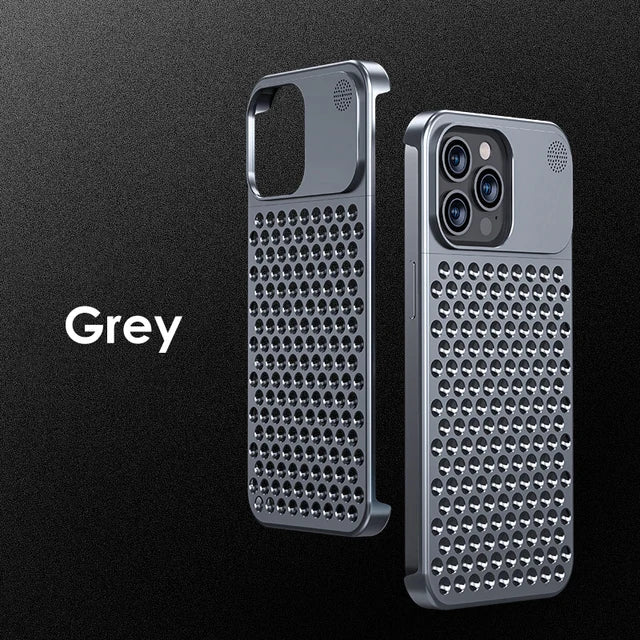 Metallic Heat Dissipation Case for iPhone by Agency286