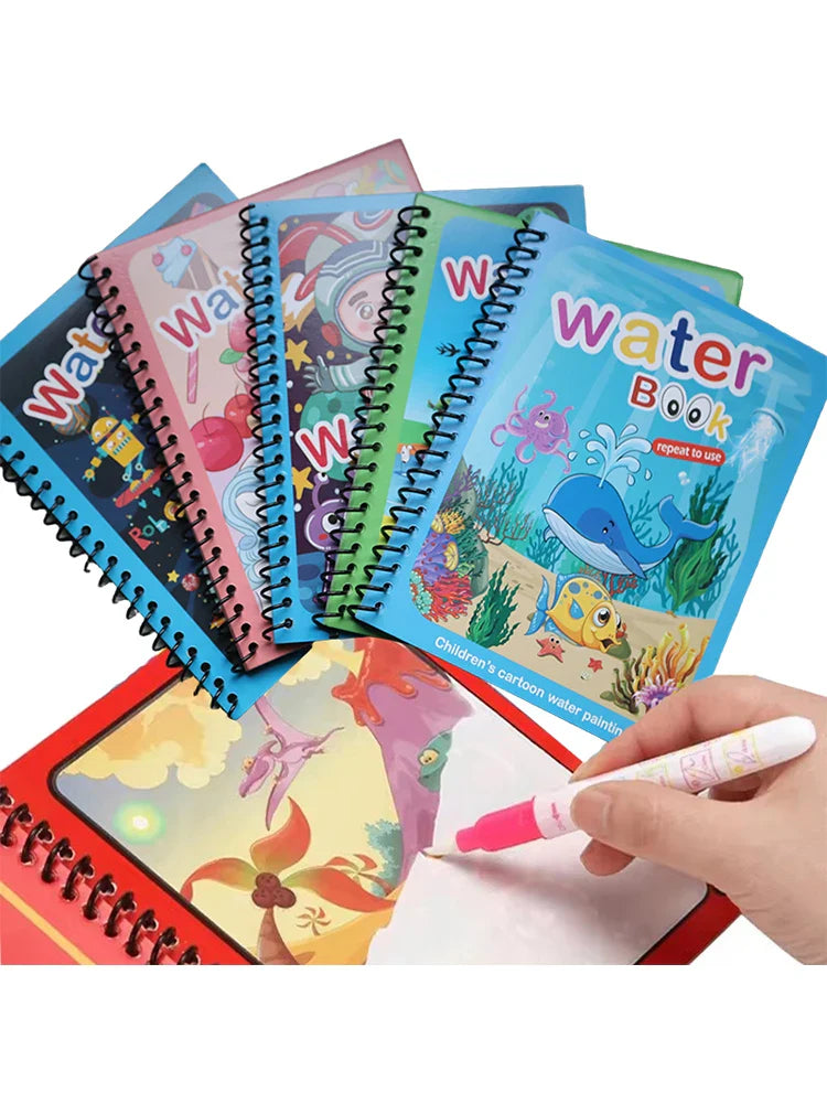 NEW Kids Magic Water Drawing Books Coloring Books Painting Toys for Kids Birthday Christmas New Year Gift for Boys and Girls